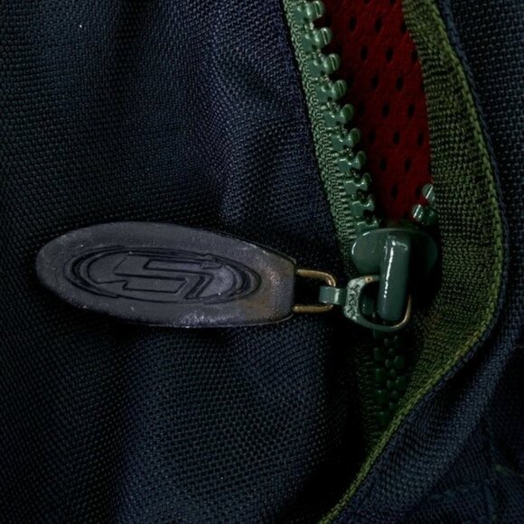 Structure Sport Mens Vintage 90's 1/4 Zip Side Zip Removable Hooded Jacket S Y2K - Picture 7 of 12